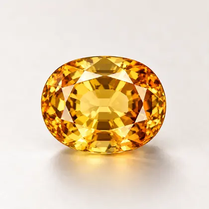 Digital illustration of Citrine gemstone