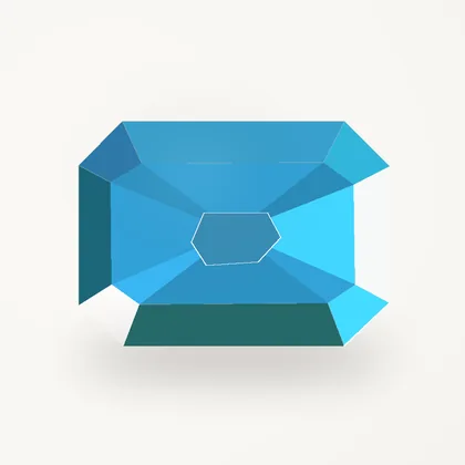 Digital illustration of Topaz gemstone