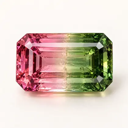 Digital illustration of Tourmaline gemstone