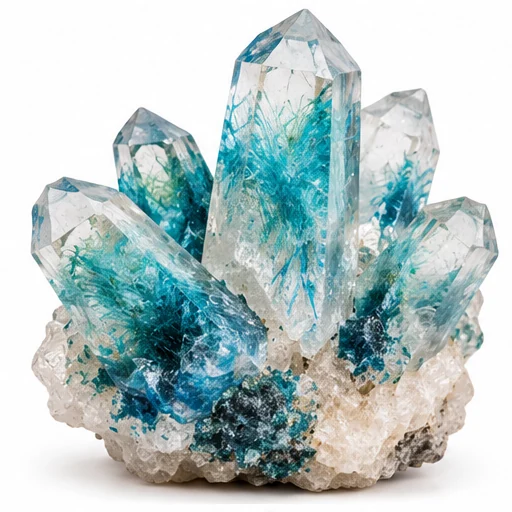 Ajoite gemstone — example specimen