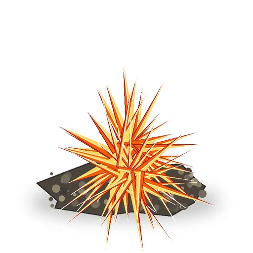 Crocoite gemstone — example specimen