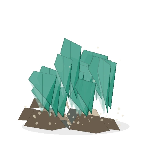 Spangolite gemstone — example specimen