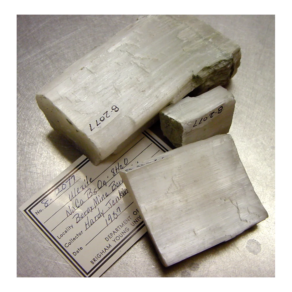 Ulexite gemstone — example specimen