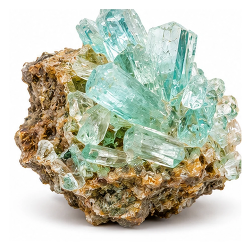 Illustration or example specimen of Phosphophyllite