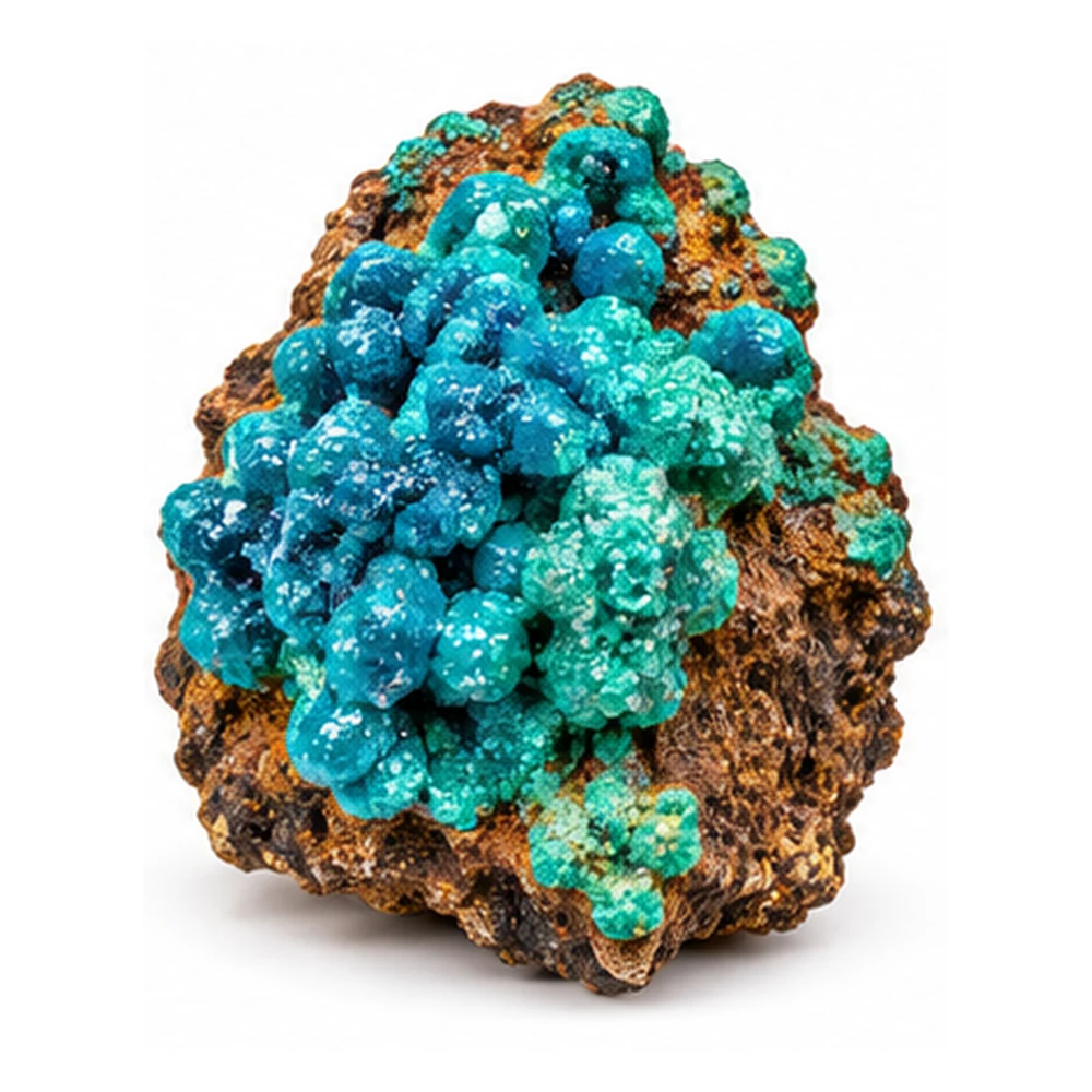 Rosasite gemstone — example specimen
