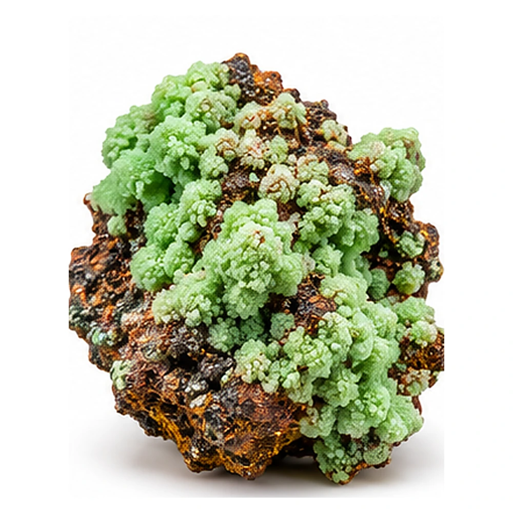 Annabergite gemstone — example specimen