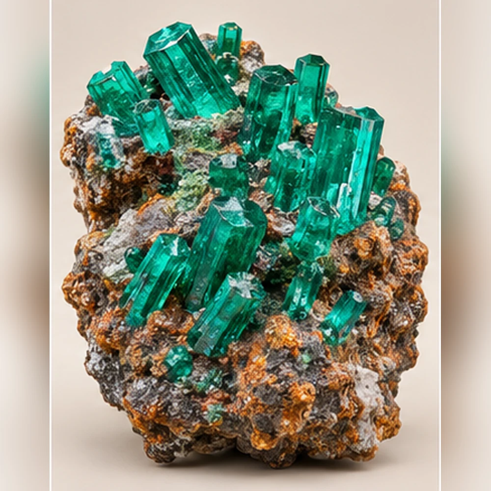 Euchroite gemstone — example specimen