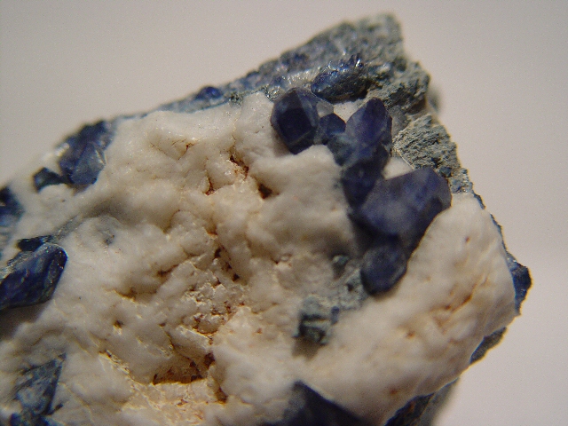 Benitoite gemstone specimen