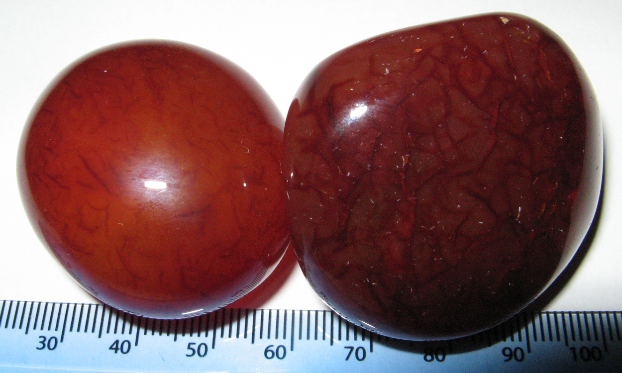 Carnelian gemstone specimen