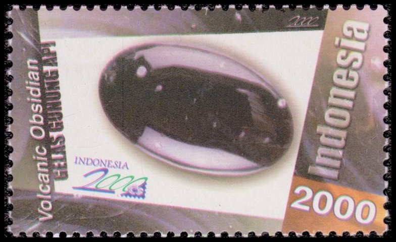 Obsidian gemstone – example specimen