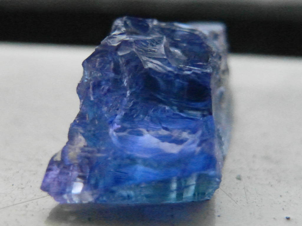 Tanzanite gemstone – example specimen
