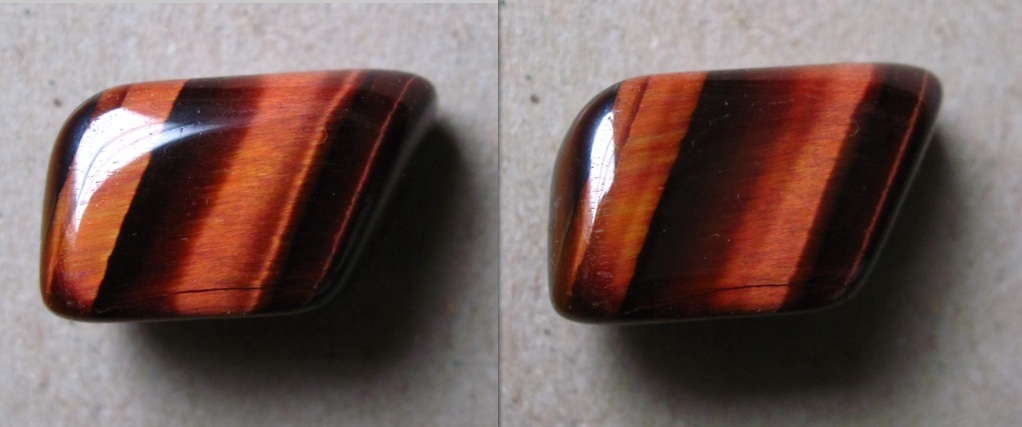 Tiger's Eye gemstone — example specimen