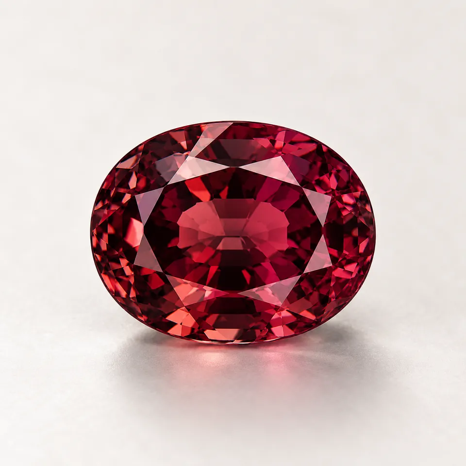 Garnet gemstone specimen