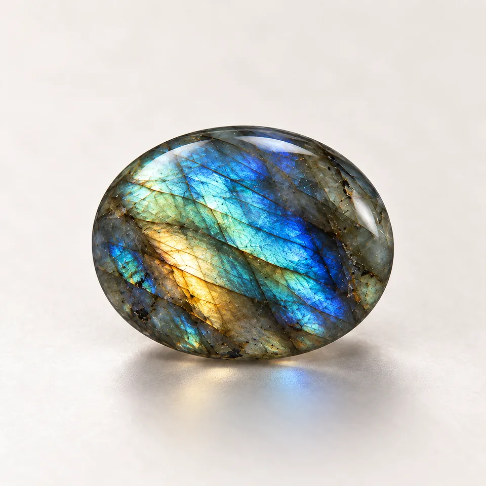 Labradorite gemstone specimen