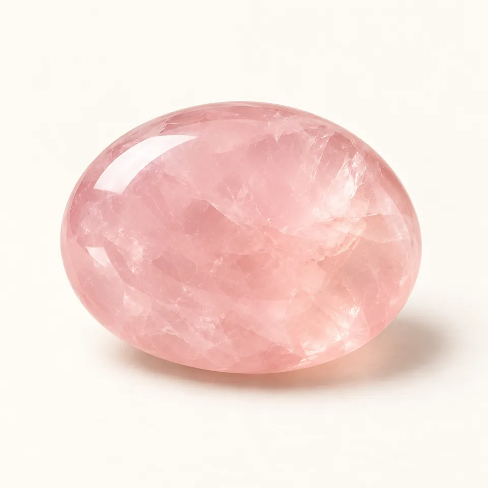 Rose Quartz gemstone specimen