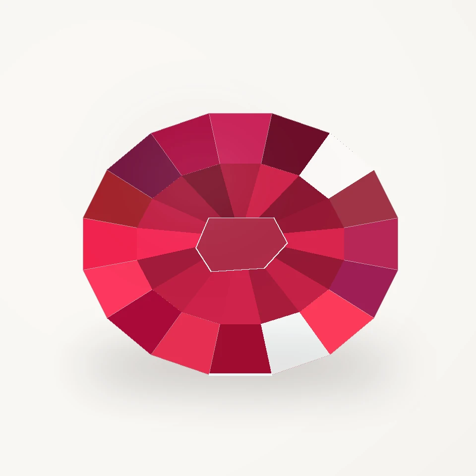Spinel gemstone specimen