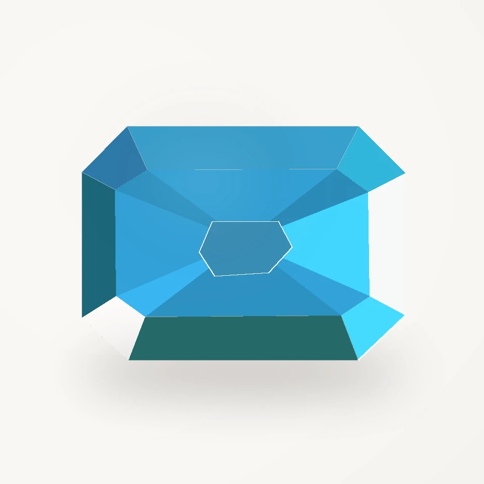 Topaz gemstone specimen